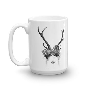 Tasse rituelle blanche DeerWomen